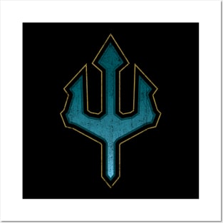 Poseidon Symbol Posters and Art